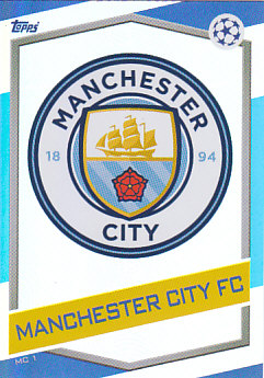 Club Emblem Manchester City 2016/17 Topps Match Attax CL Logo #MC01